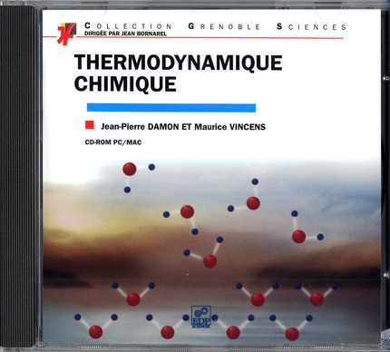 Thermodynamique Chimique Cd Rom De Jean Pierre Damon Et Maurice Vincens Edp Sciences