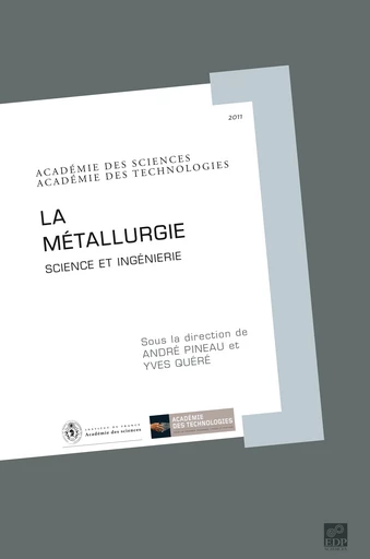 La métallurgie -  - EDP Sciences