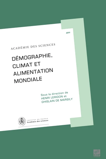 Démographie, climat et alimentation mondiale -  - EDP Sciences