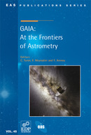 GAIA: At the Frontiers of Astrometry -  - EDP Sciences