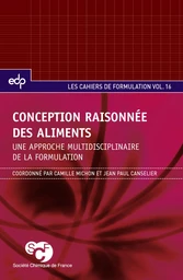 Conception raisonnée des aliments -  - EDP Sciences