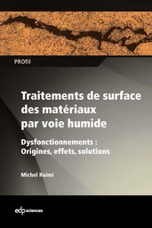 Traitements de surface des matériaux par voie humide