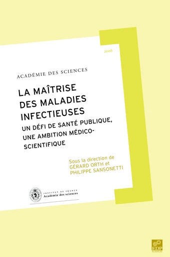 La maîtrise des maladies infectieuses -  - EDP Sciences