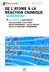 De l'atome à la réaction chimique - Pierre Fabry, Bahman Baharmast, Jean-Luc Decout, Amaury du Moulinet d'Hardemare, Françoise Riché - EDP Sciences