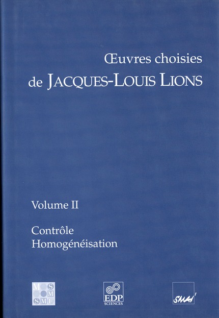 Oeuvres choisies de Jacques-Louis Lions (Vol. II) - Jacques-Louis Lions - EDP Sciences
