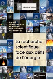 La recherche scientifique face aux défis de l'énergie