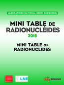 Mini Table de radionucléides 2015 -  Laboratoire National Henri Becquerel - EDP Sciences