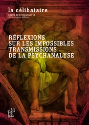 Réflexions sur les impossibles  transmissions de la psychanalyse -  - EDP Sciences