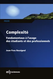 Complexité - Jean-Yves Rossignol - EDP Sciences