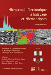 Microscopie électronique à balayage et Microanalyses 