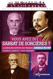 Vous avez dit : sabbat de sorcières ? - Franklin Lambert, Frits Berends - EDP Sciences